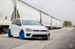 Volkswagen Golf R on Vossen Wheels (LC-105T) 2017 года